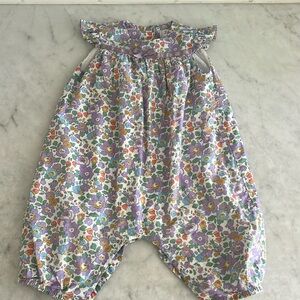 Lilly Rose Trotters London Jumpsuit Size 12/18 months with matching headband